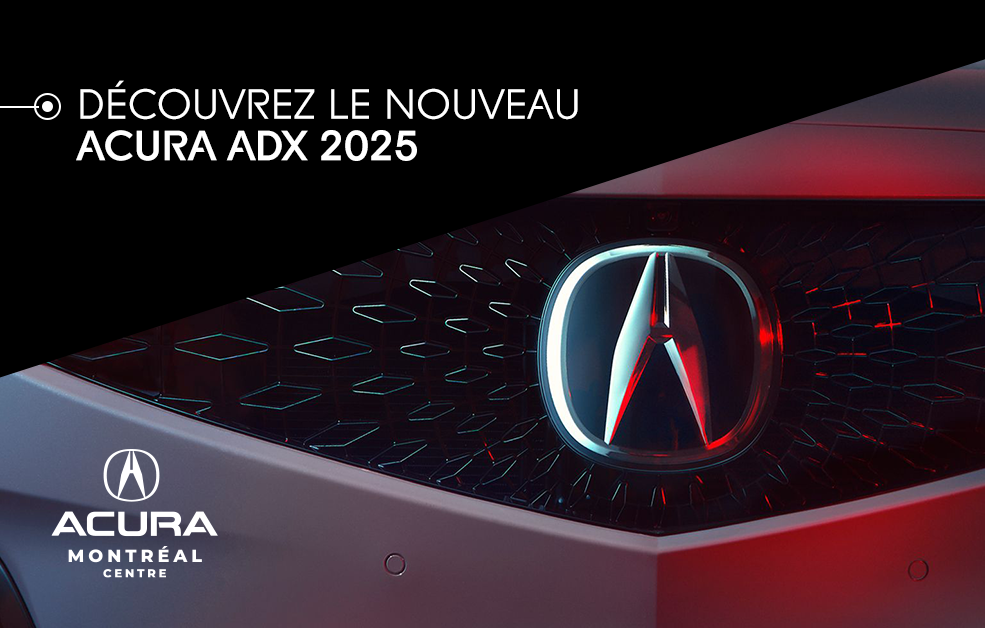 Découvrez le nouveau Acura ADX 2025 chez Acura Montréal Centre