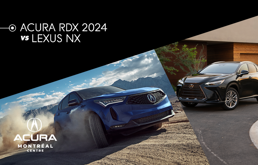 Comparatif Acura RDX 2024 vs Lexus NX: Luxe et performance